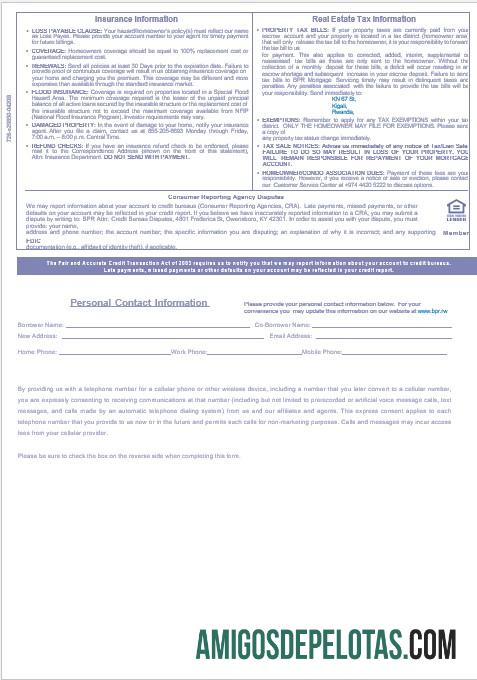 Extrato de hipoteca do banco BPR de Ruanda em formatos Word e PDF 3 exemplo real